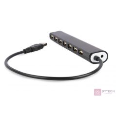 GEMBIRD USB 2.0 7-port hub black