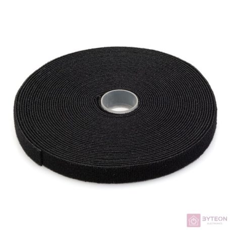 DIGITUS Hook-and-loop fastener tape fabric 10m x 15mm x 2.6mm on roll bl