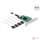 Delock PCI Express kártya 4 x SATA 6 Gb/s RAID és HyperDuo-hoz - alacsony profilú formatényező