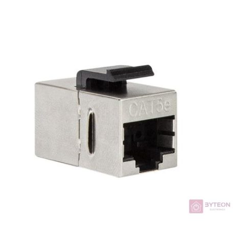 Logilink Cat.5e Keystone Inline csatlakozó, STP, 14,5 mm széles, fém