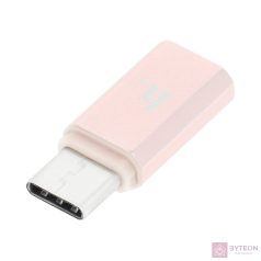 HOCO adapter Micro és C típus rózsaarany