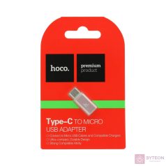 HOCO adapter Type-C to Micro USB rózsaarany