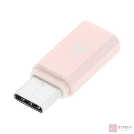 HOCO adapter Micro és C típus rózsaarany