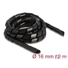 Delock Spirál flexibilis tömlő 2 m x 16 mm fekete