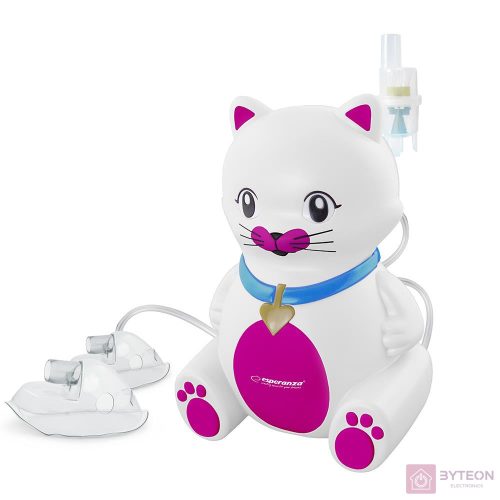 Esperanza Kitty inhalátor, fehér-rózsaszín