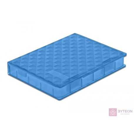 Delock 2.5 HDD / SSD átlátszó védő kék