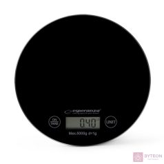 Esperanza Mango konyhai mérleg, fekete