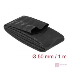 Delock Zsugorcső X-mintás nem csúszós 1 m x 50 mm fekete