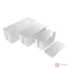 LogiLink Kábeldoboz készlet, 3 méret, fehér