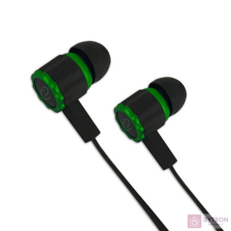 Esperanza Viper mikrofonos gamer fülhallgató, sztereó, zöld