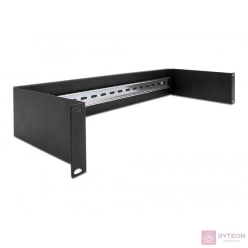 Delock 19 DIN sin panel 2U fekete