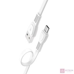 Hoco X40 Noah töltő adatkábel Micro-hoz, fehér