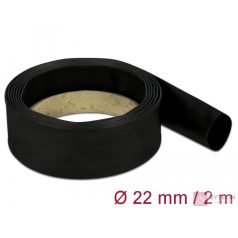 Delock Fekete zsugorcső 2 m x 22 mm