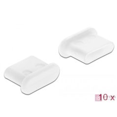   Delock Porvédő USB Type-C kimenethez fogantyú nélkül 10 darab fehér