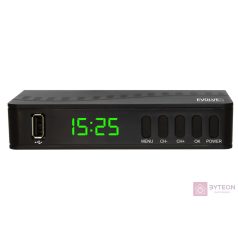 EVOLVEO Alpha T2 Set-top box DVB-T2 Full HD, FTA, fekete