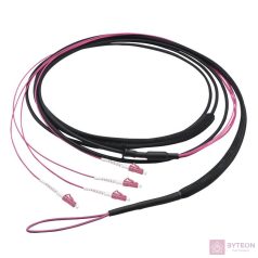   LogiLink Fiber törzskábel U-DQ(ZN)BH, 4 eres multimódusú OM4, 15 m, LC/UPC - LC/UPC