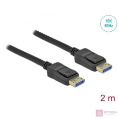 Delock DisplayPort kábel 10K 60 Hz 54 Gbps 2 m