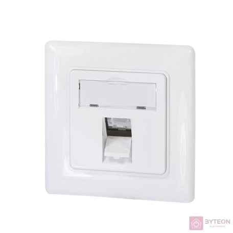 Logilink Keystone előlap 1 modulhoz, német típusú, fehér