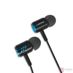 Esperanza sztereó mikrofonos fülhallgató, fekete-kék