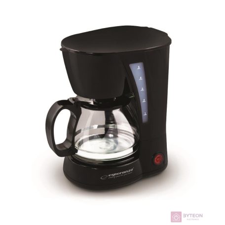 Esperanza Robusta filteres kávéfozo, 0.6 liter, fekete