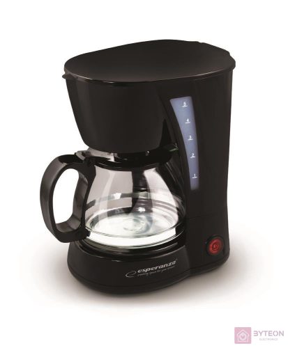 Esperanza Robusta filteres kávéfozo, 0.6 liter, fekete