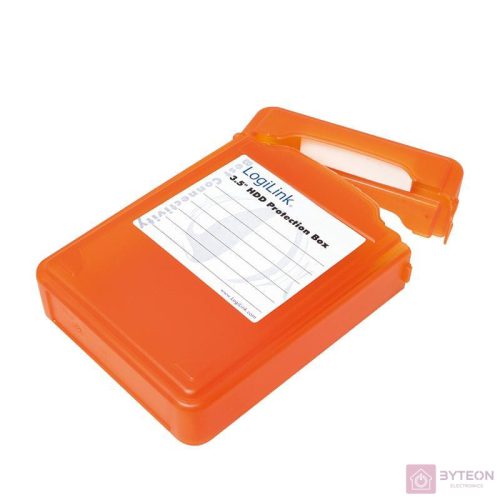 Logilink 3,5‘ HDD Védődoboz, narancssárga