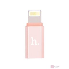 HOCO Adaptor connector - lightning - micro USB rose gold