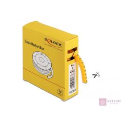 Delock 500 db. sárga kábeljelző doboz No. 9
