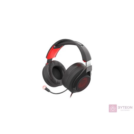 Genesis Radon 610 Gamer mikrofonos fejhallgató, 7.1, fekete-piros