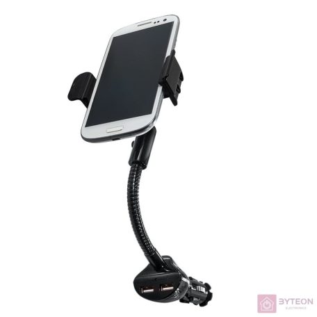 Logilink okostelefon autós tartó és töltő, 15,5W