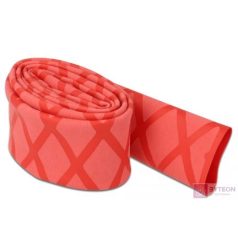 Delock Zsugorcső X-mintás nem csúszós 1 m x 20 mm piros