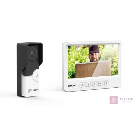 Evolveo Doorphone IK06 videós kaputelefon szett memóriával és színes display-el, fehér