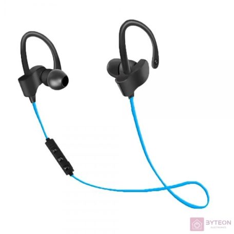Esperanza Bluetooth mikrofonos sport fülhallgató, kék