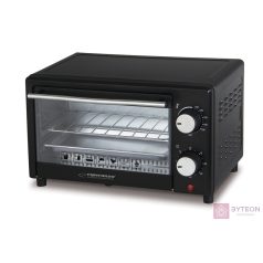   Esperanza Calzone légkeveréses mini sütő, 10 liter, 900 W, fekete
