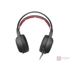   Genesis Radon 300 Gamer mikrof. fejhallgató, Virtual 7.1, fekete-piros