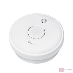 Logilink Füstérzékelő cserélhető cink-karbon elemmel