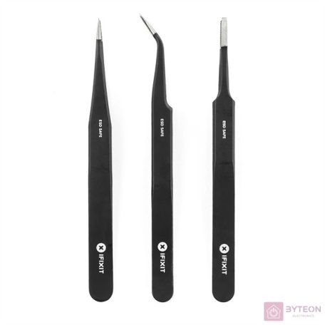 Szerszám iFixit Precision Tweezer Set PRO Precíziós csipesz szett 3db-os