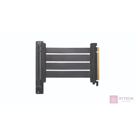 Számítógépház kiegészítő PHANTEKS PCI-e 4.0 Riser kábel 90 fok-os 15cm