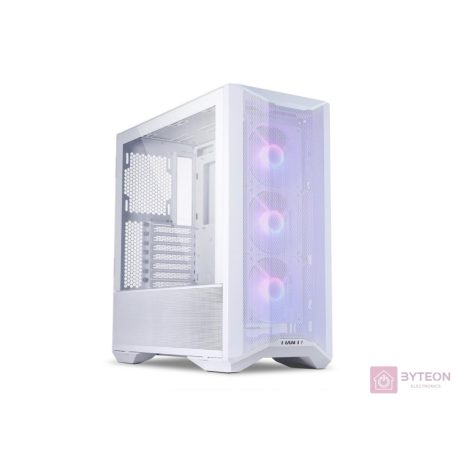 Számítógépház Lian Li LANCOOL II Mesh C Snow Edition RGB ATX Fehér Edzett üveg