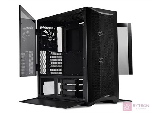 Számítógépház Lian Li LANCOOL II Mesh C Performance ATX Fekete Edzett üveg
