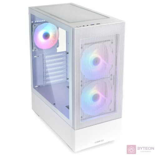 Számítógépház Lian Li LANCOOL 205 Mesh C ATX Fehér Edzett üveg