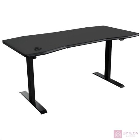 Gamer asztal Nitro Concepts D16E 1600 x 800 mm Carbon Black Elektromosan állítható
