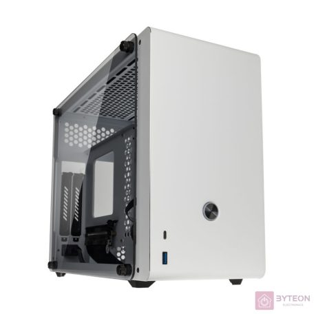 Számítógépház RAIJINTEK Ophion Evo ITX Fehér edzett Üveg