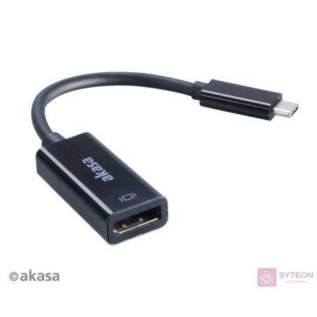 Kábel USB Átalakító Akasa USB 3.1 Type-C (Male) - DisplayPort (Female) Adapter
