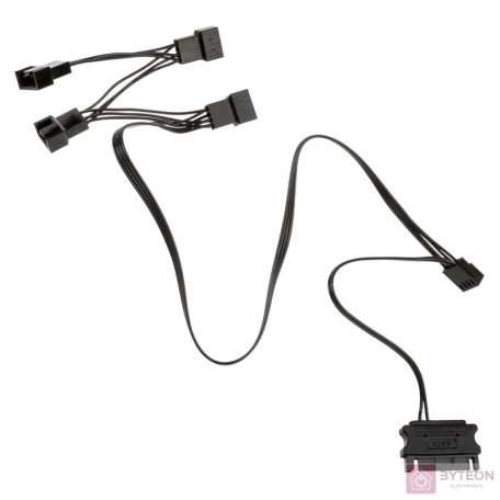Kábel hűtő Kolink 4-Pin PWM Elosztó 4-es 35cm