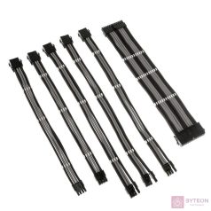   Kábel Modding Kolink Core Adept hosszabbító szett Fekete/Szürke