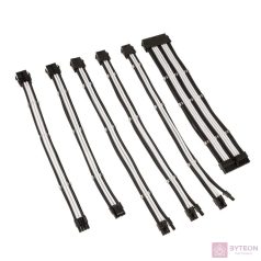   Kábel Modding Kolink Core Adept hosszabbító szett Fekete/Fehér