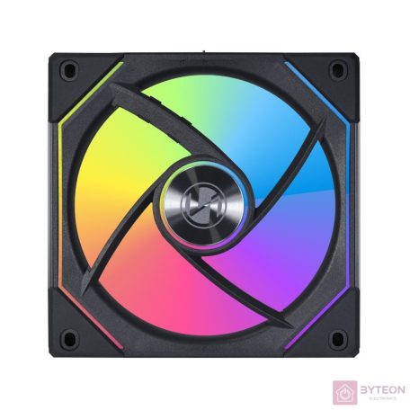 Ventilátor Lian Li UNI FAN SL-INF PWM 12cm RGB Fekete