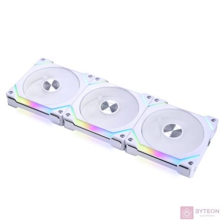 Ventilátor Lian Li UNI FAN SL120 V2 RGB PWM 12cm Fehér 3db-os