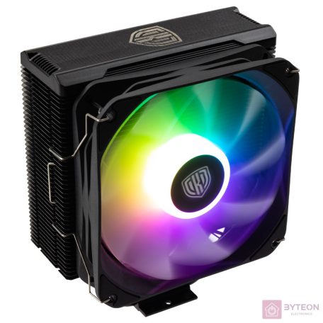 Processzor hűtő Kolink Umbra EX180 ARGB Fekete PWM 12cm
